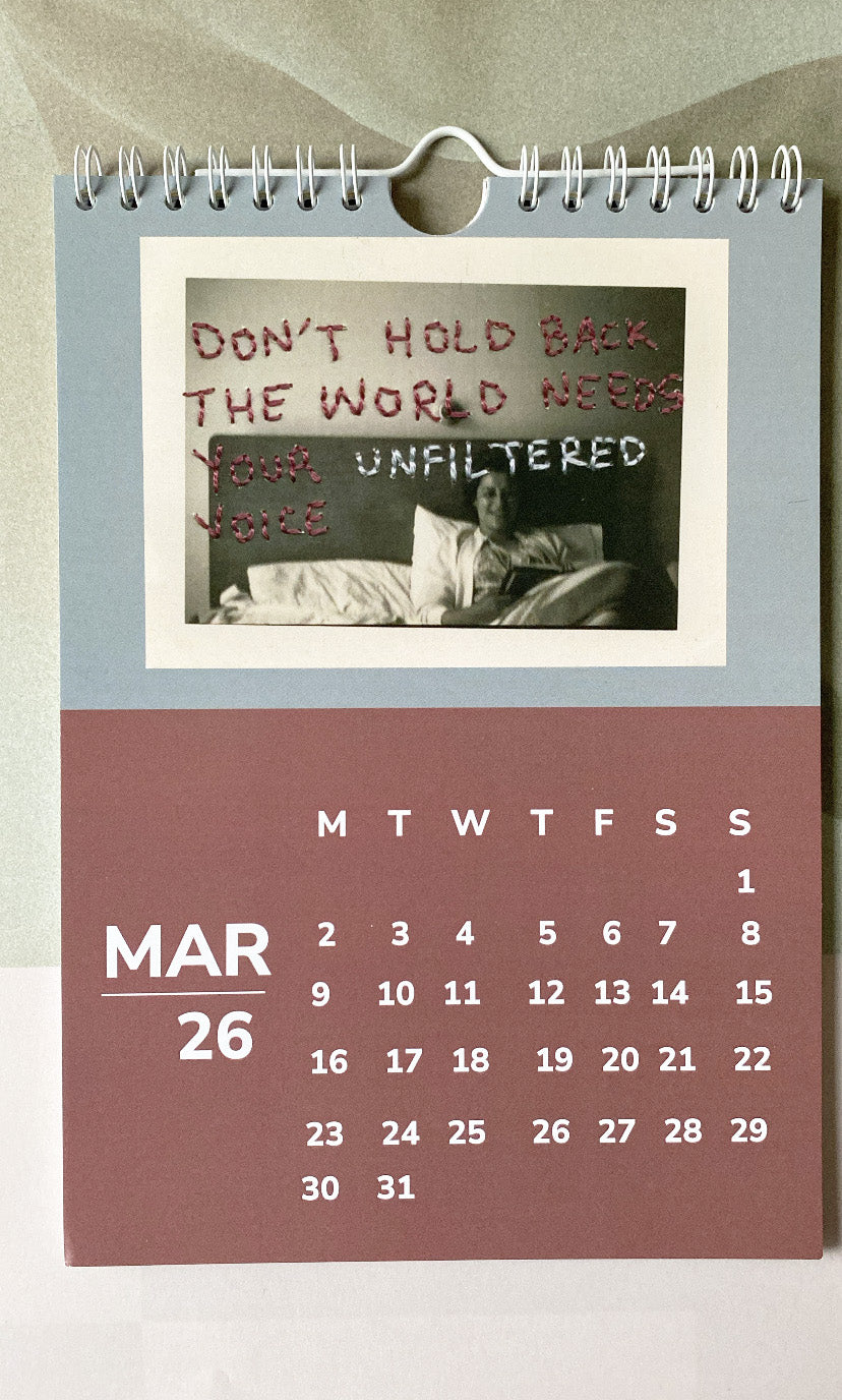 Calendrier mural 2026 — Une année pour revenir à soi