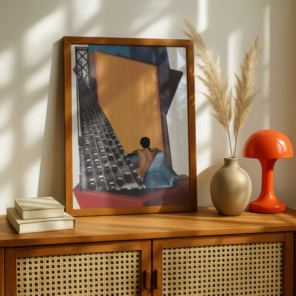 SUR LA ROUTE NOUS SERONS TOUJOURS LIBRES | FINE ART PRINT (A4)