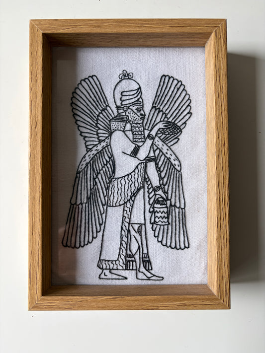 Winged genius | HANDMADE EMBROIDERY