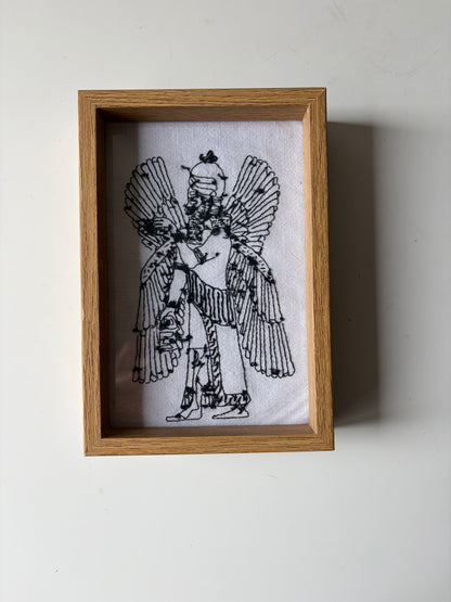 Winged genius | HANDMADE EMBROIDERY