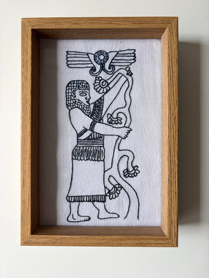 Assyrian sculpture (2) | HANDMADE EMBROIDERY
