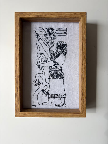 Assyrian sculpture (2) | HANDMADE EMBROIDERY