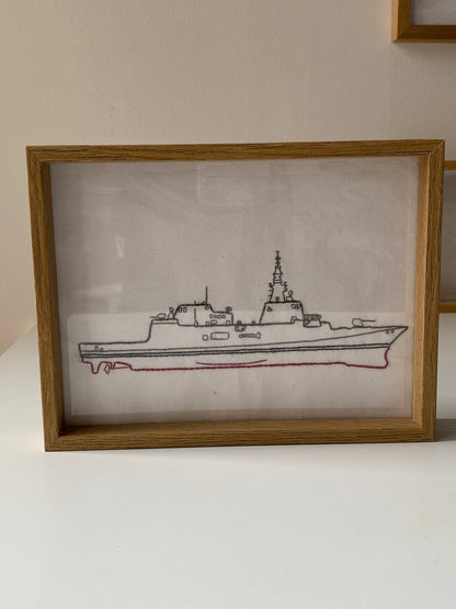 FREMM SHIP | HANDMADE EMBROIDERY