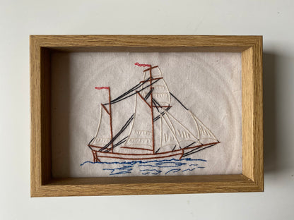 VIEUX NAVIRE | BRODERIE FAITE MAIN