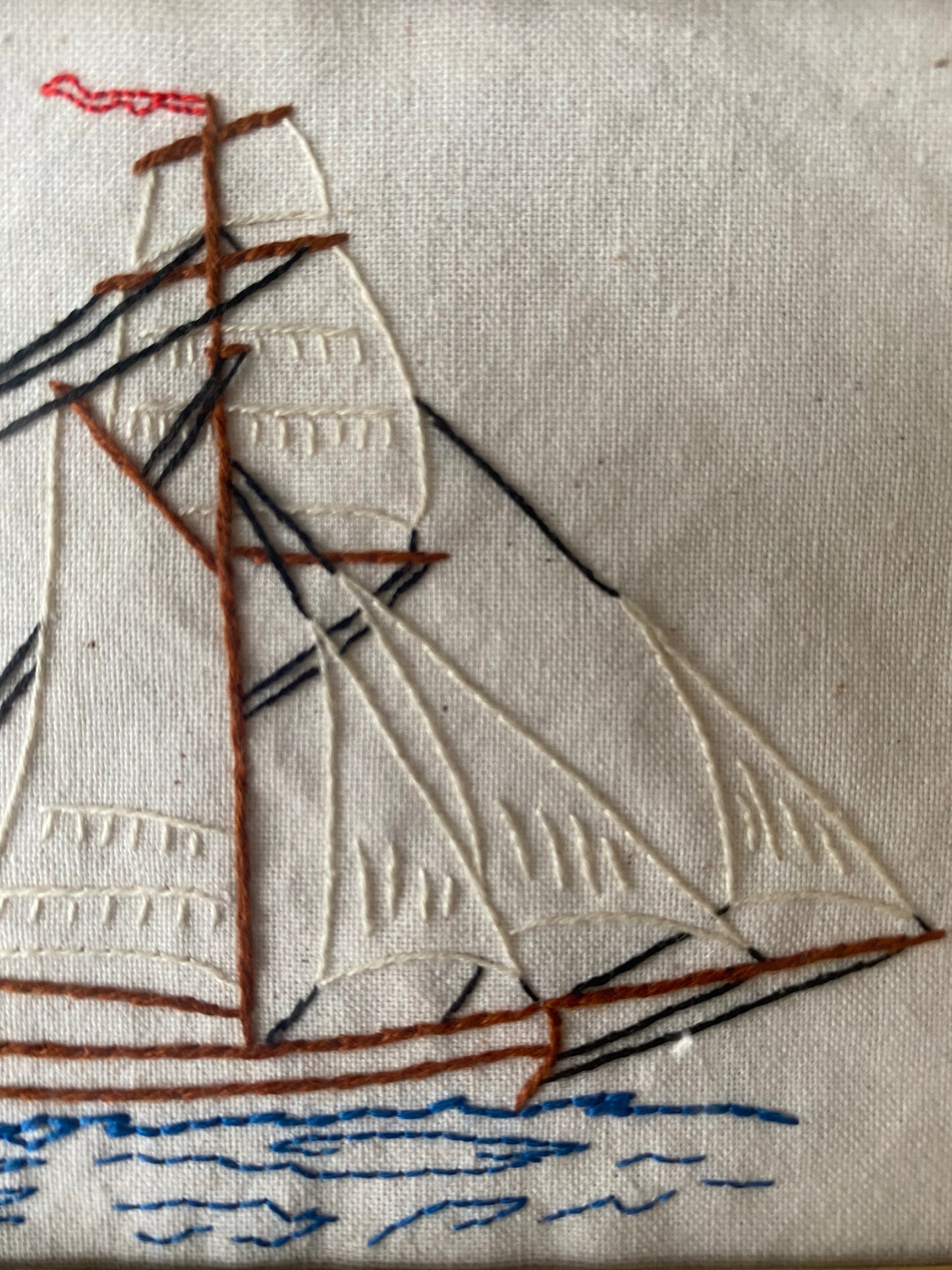 VIEUX NAVIRE | BRODERIE FAITE MAIN