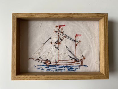 VIEUX NAVIRE | BRODERIE FAITE MAIN