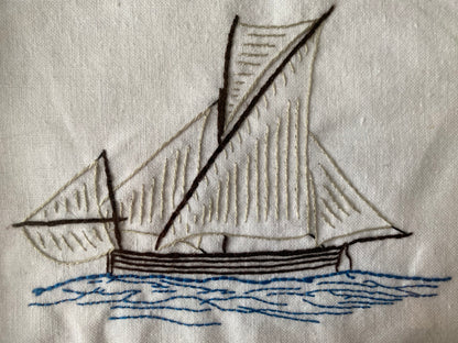 OLD SHIP | HANDMADE EMBROIDERY