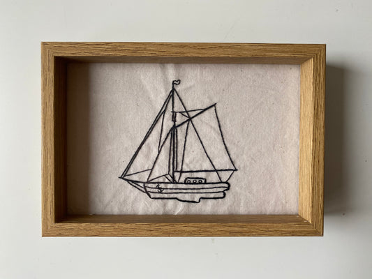 SAIL SHIP | HANDMADE EMBROIDERY