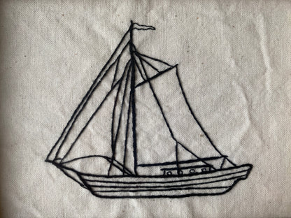 VOILIER | BRODERIE FAITE MAIN