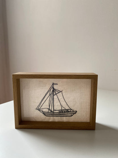 VOILIER | BRODERIE FAITE MAIN