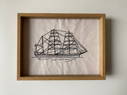 OLD THREE MASTED | HANDMADE EMBROIDERY