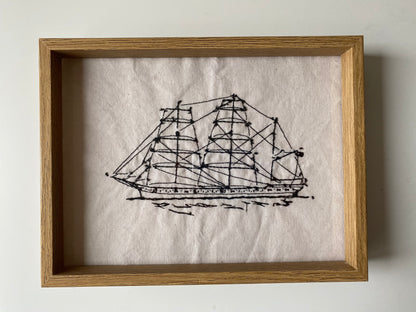 OLD THREE MASTED | HANDMADE EMBROIDERY
