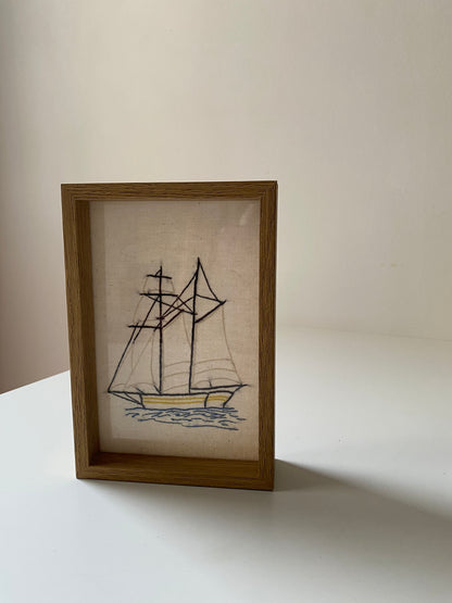 OLD SHIP | HANDMADE EMBROIDERY
