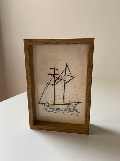 OLD SHIP | HANDMADE EMBROIDERY