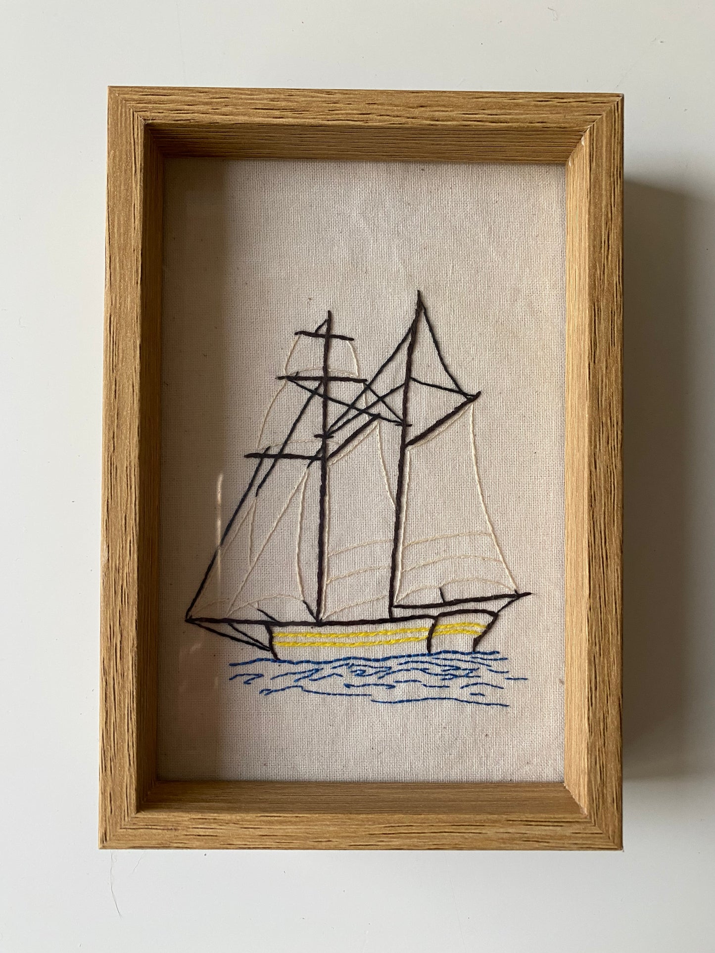 OLD SHIP | HANDMADE EMBROIDERY