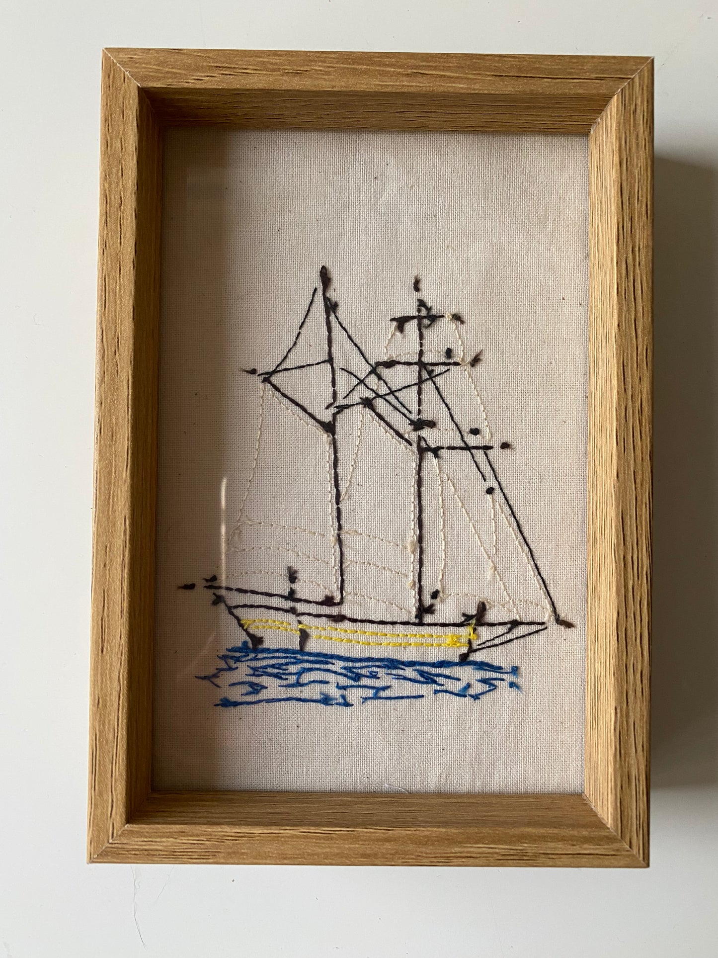 OLD SHIP | HANDMADE EMBROIDERY