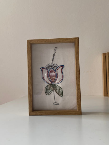 OLD EGYPTIAN FLOWER | HANDMADE EMBROIDERY (Copy)