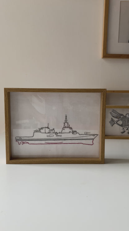 FREMM SHIP | HANDMADE EMBROIDERY