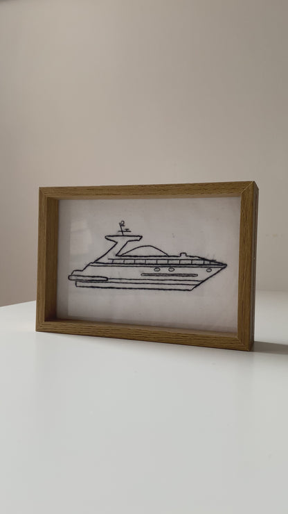 MODERN YACHT | HANDMADE EMBROIDERY