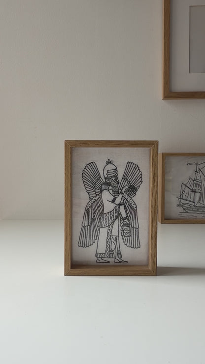 Winged genius | HANDMADE EMBROIDERY