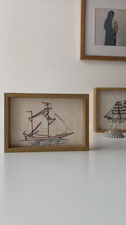 VIEUX NAVIRE | BRODERIE FAITE MAIN